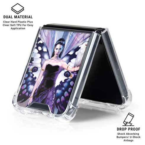 The Snow Queen by Ruth Thompson Galaxy Z Flip6 Clear Case